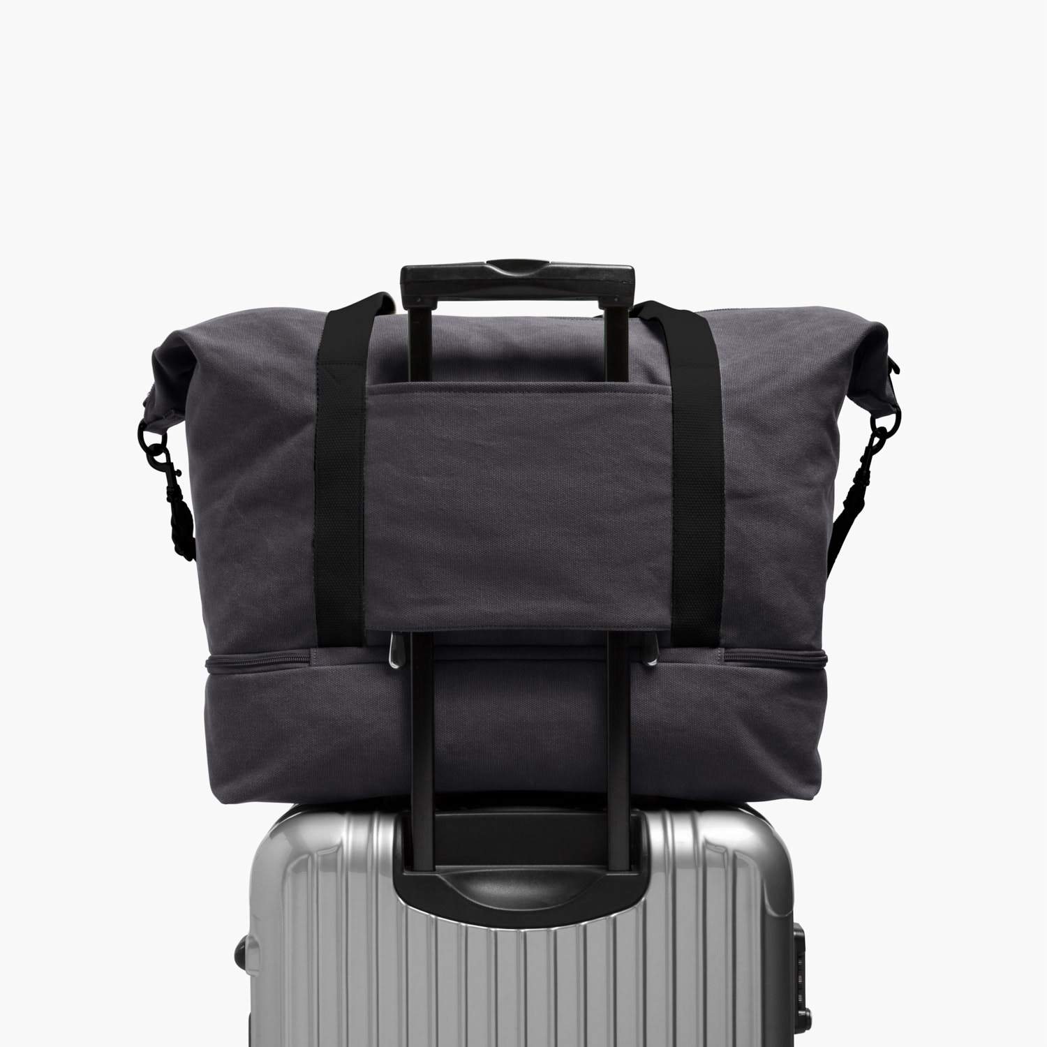 Luggage Sleeve - The Catalina Deluxe - Eco Friendly Canvas - Midnight Ash - Weekender - Lo & Sons