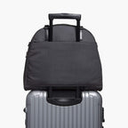 Luggage Sleeve - The O.G. and O.M.G. - Cotton Poly Blend - Heather Grey / Silver / Azure - Shoulder Bag - Lo & Sons