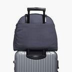 Luggage Sleeve - The O.G. and O.M.G. - Cotton Poly Blend - Heather Slate Blue / Silver / Grey - Shoulder Bag - Lo & Sons
