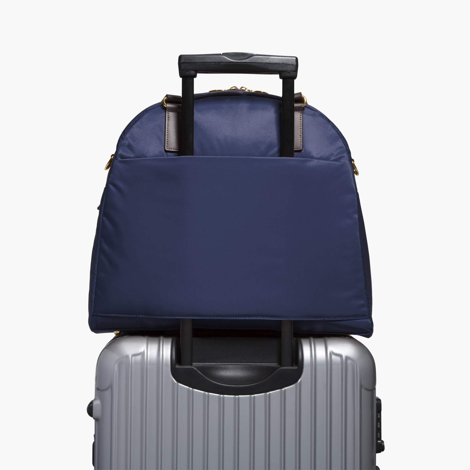 Luggage Sleeve - The O.G. and O.M.G. - Nylon - Navy / Gold / Lavender - Shoulder Bag - Lo & Sons