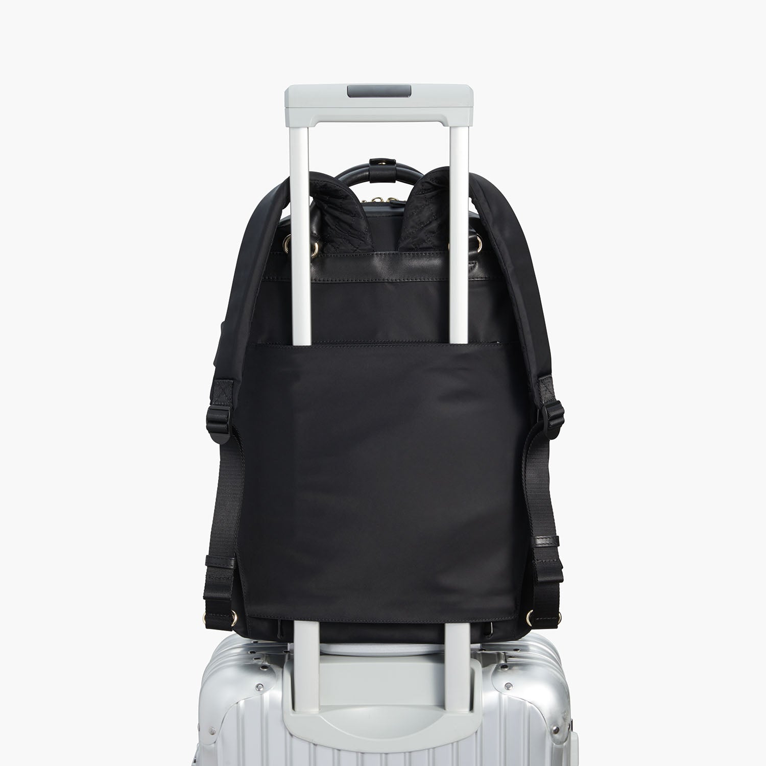 Luggage Sleeve - The Rowledge - Nylon - Black / Gold / Lavender - Backpack - Lo & Sons