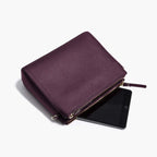 Mini Tablet - The Pearl - Saffiano Leather - Plum / Gold / Grey - Crossbody - Lo & Sons