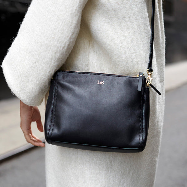 The Pearl Leather Crossbody Bag - Designed by Lo & Sons  Leather handbags  crossbody, Leather crossbody bag, Lo & sons
