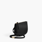 Side - The Waverley 2 - Saffiano Leather - Black / Gold / Grey - Crossbody - Lo & Sons
