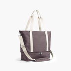 Side - The Catalina Deluxe Tote - Eco Friendly Canvas - Thistle - Tote - Lo & Sons