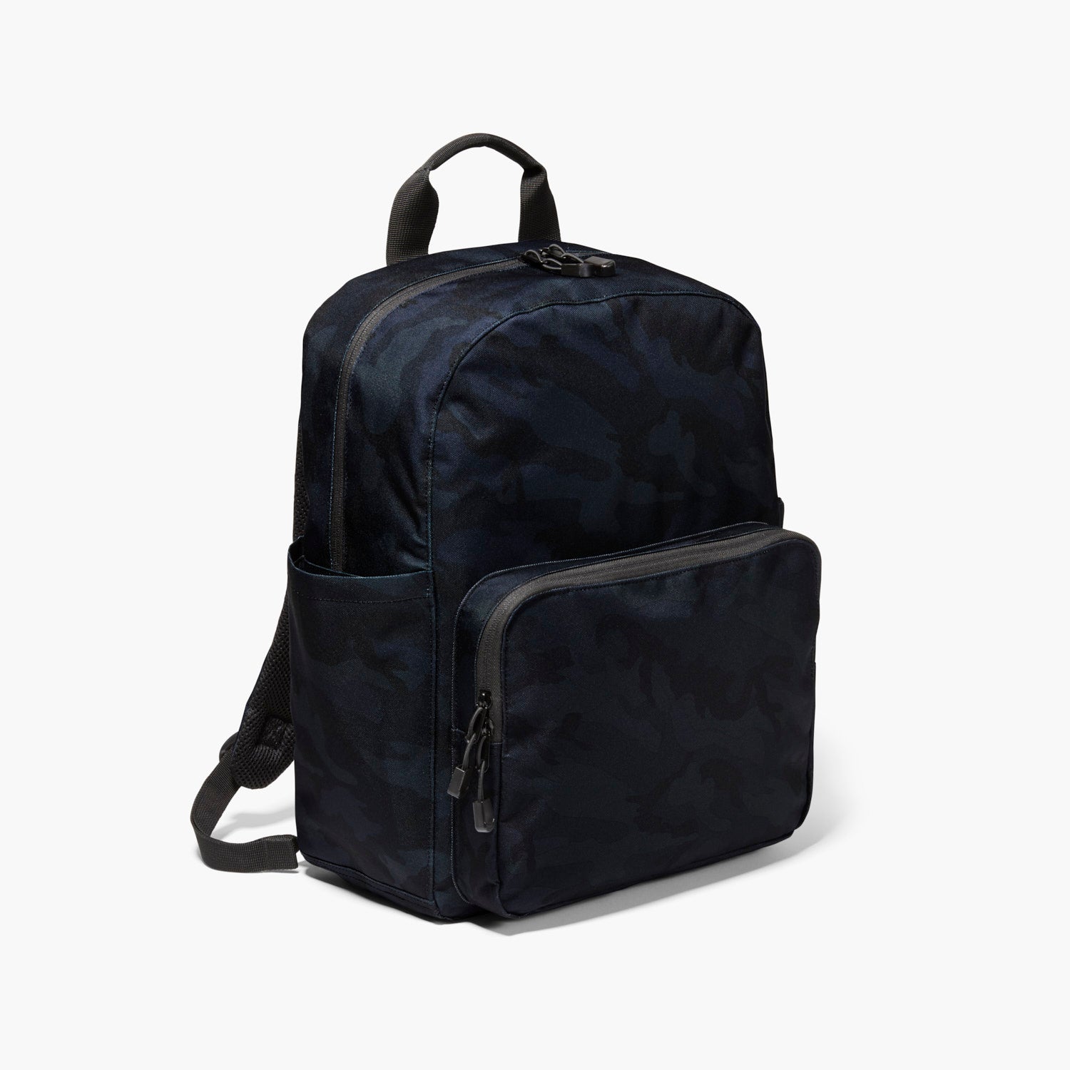 Side - The Hanover Deluxe - 600D Recycled Poly - Navy Camo - Backpack - Lo & Sons