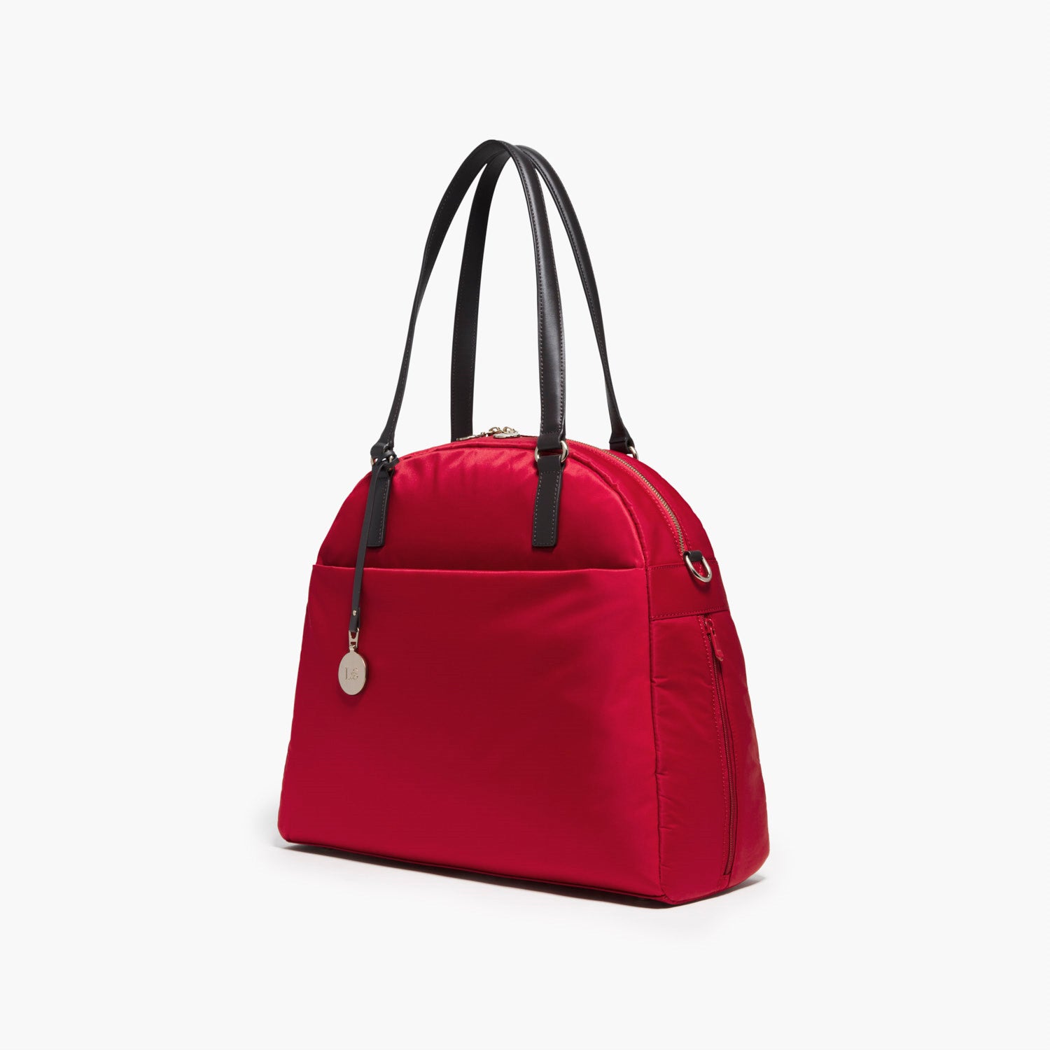Side - The O.G. and O.M.G. - Nylon - Crimson Red / Gold / Camel - Shoulder Bag - Lo & Sons