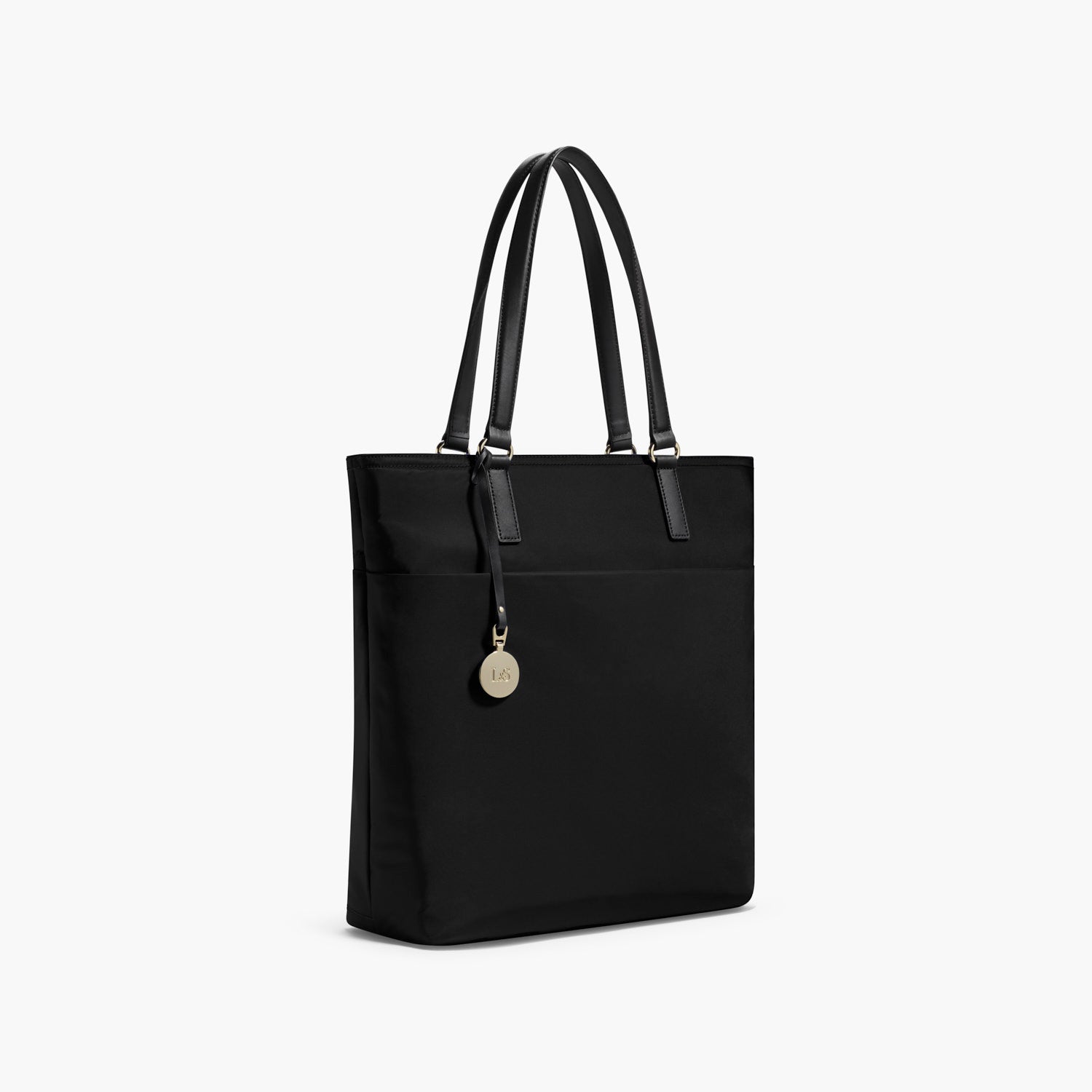 Side - The T.T. - Nylon - Black / Gold / Lavender - Tote - Lo & Sons
