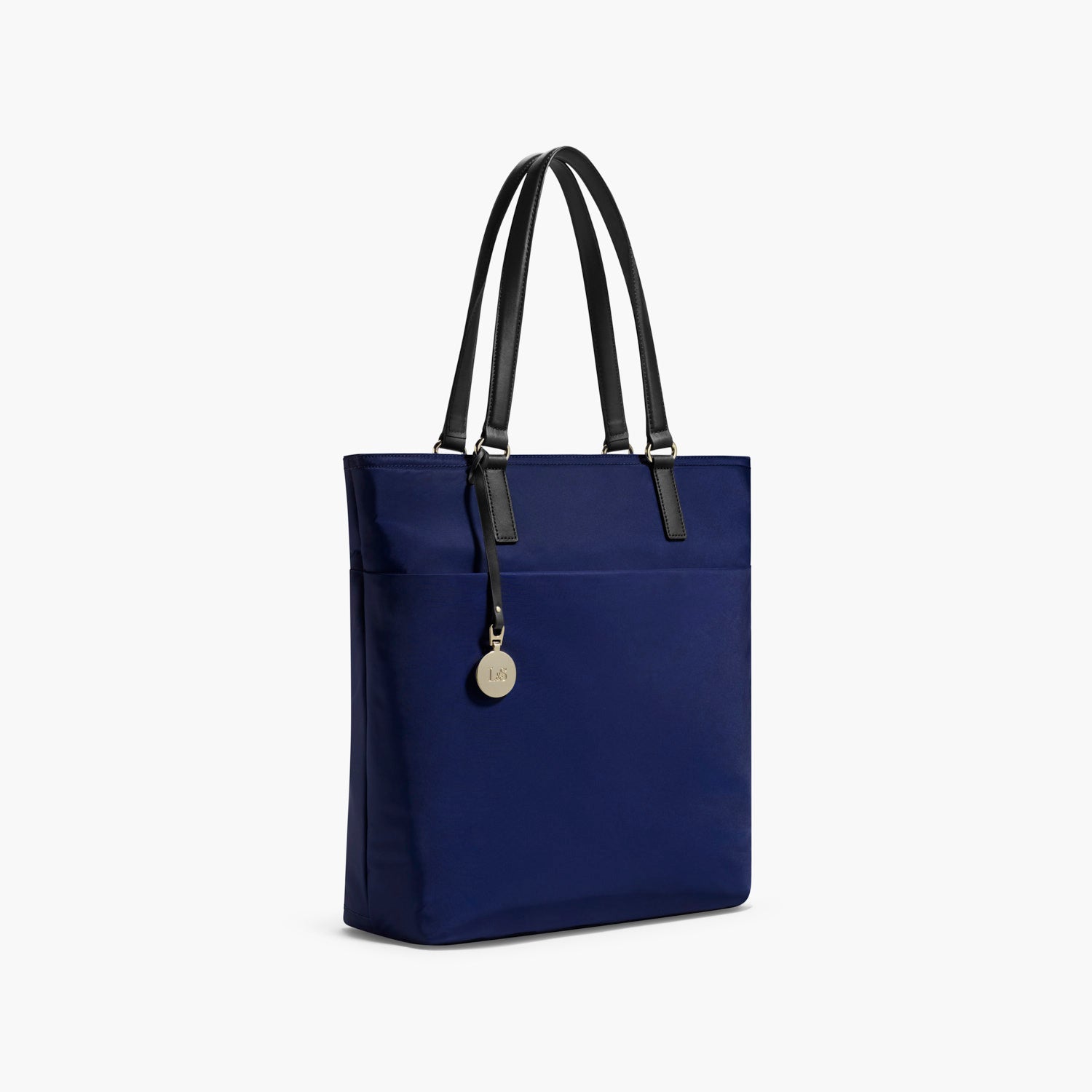 Side - The T.T. - Nylon - Navy / Gold / Lavender - Tote - Lo & Sons